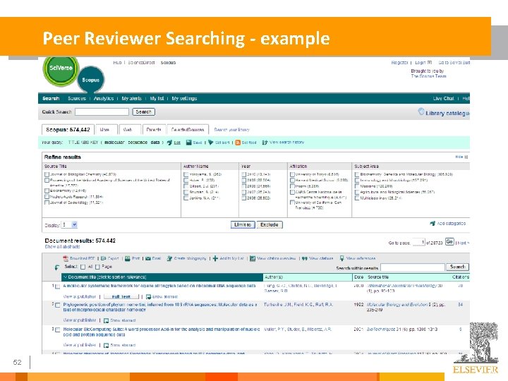 Peer Reviewer Searching - example 52 52 