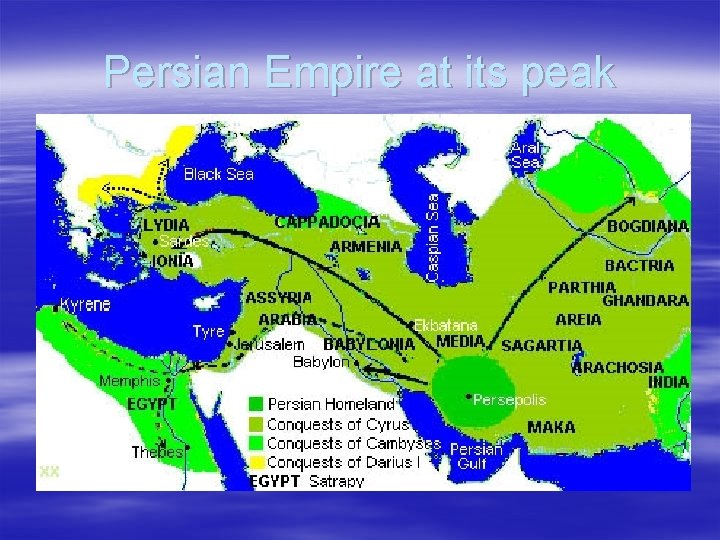 Persian Empire at its peak 