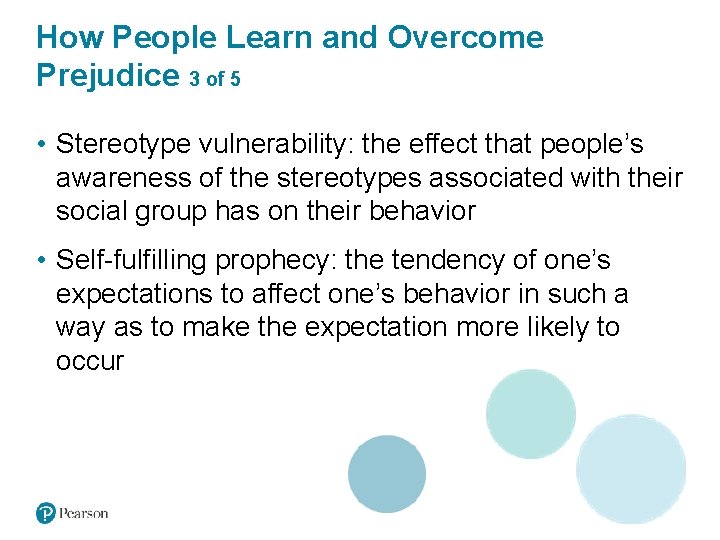 How People Learn and Overcome Prejudice 3 of 5 • Stereotype vulnerability: the effect