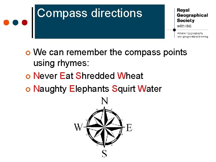 Compass Rhyme Lesson three The British Isles Year three Great