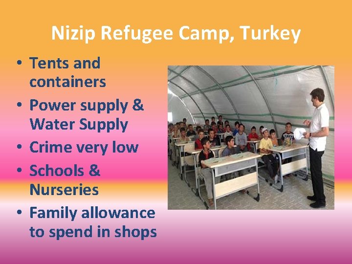 Nizip Refugee Camp, Turkey • Tents and containers • Power supply & Water Supply