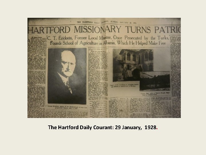 The Hartford Daily Courant: 29 January, 1928. 