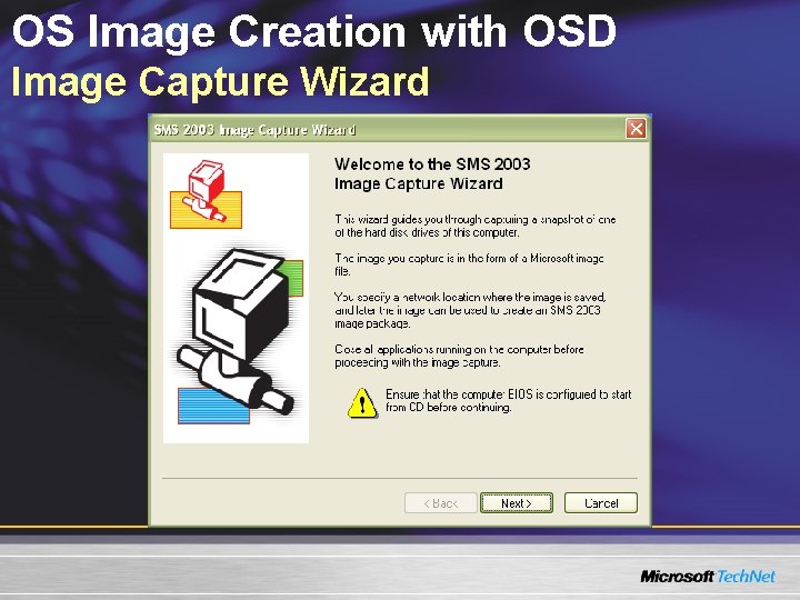 OS Image Creation with OSD Image Capture Wizard 
