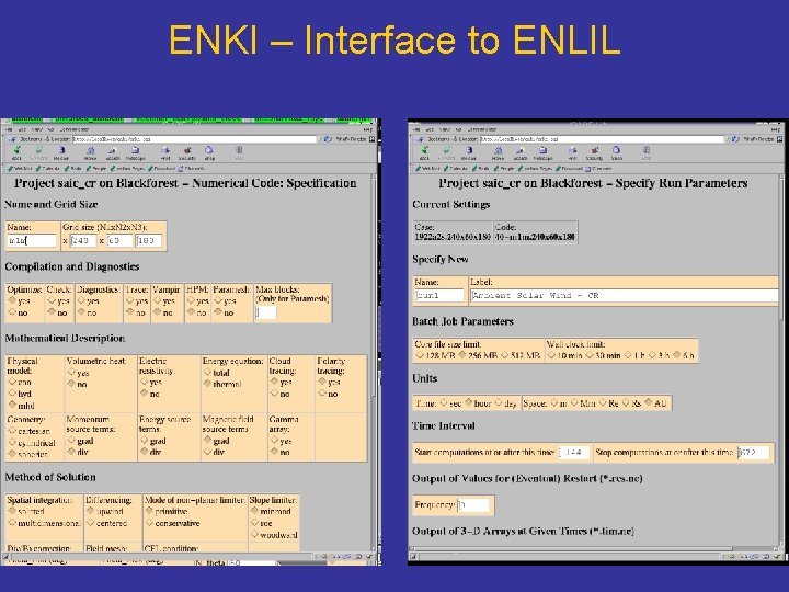 ENKI – Interface to ENLIL 