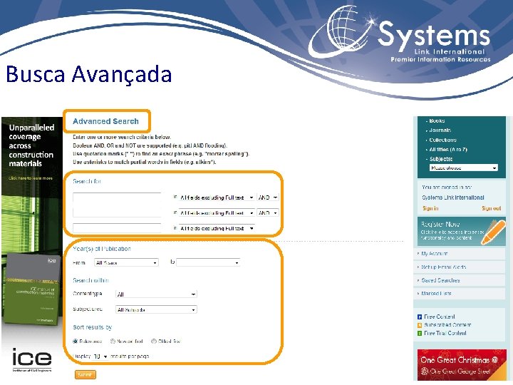 Busca Avançada Busca Avançada