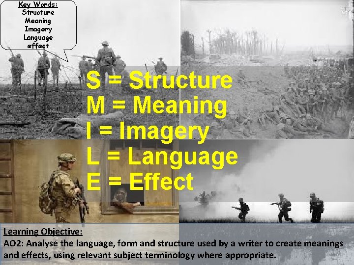 Key Words: Structure Meaning Imagery Language effect S = Structure M = Meaning I