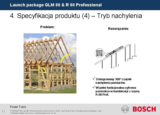 Launch package GLM 80 & R 60 Professional 4. Specyfikacja produktu (4) – Tryb