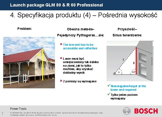 Launch package GLM 80 & R 60 Professional 4. Specyfikacja produktu (4) – Pośrednia