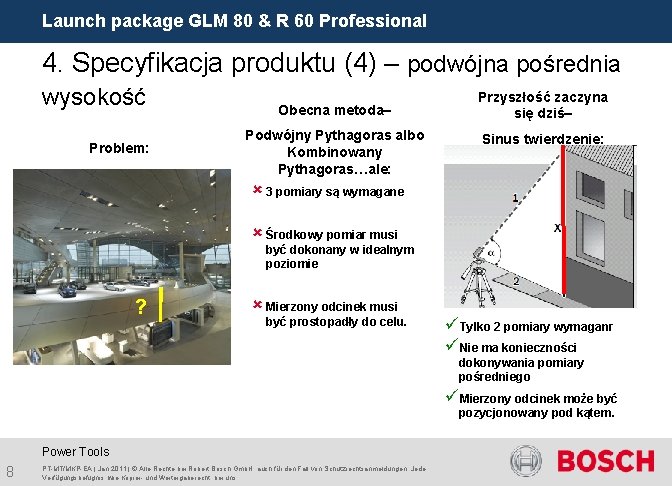 Launch package GLM 80 & R 60 Professional 4. Specyfikacja produktu (4) – podwójna