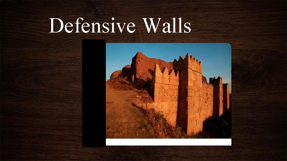 Defensive Walls 
