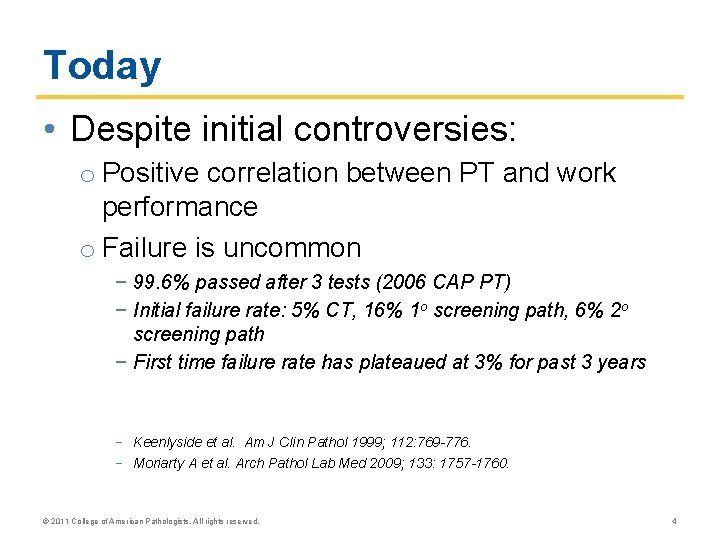 Today • Despite initial controversies: o Positive correlation between PT and work performance o Today • Despite initial controversies: o Positive correlation between PT and work performance o