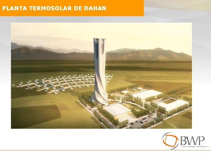 PLANTA TERMOSOLAR DE DAHAN 