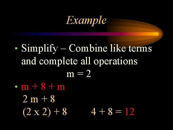 Algebraic Expressions Definition Variable A variable is a