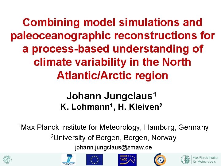 Combining model simulations and paleoceanographic reconstructions for a process-based understanding of climate variability in