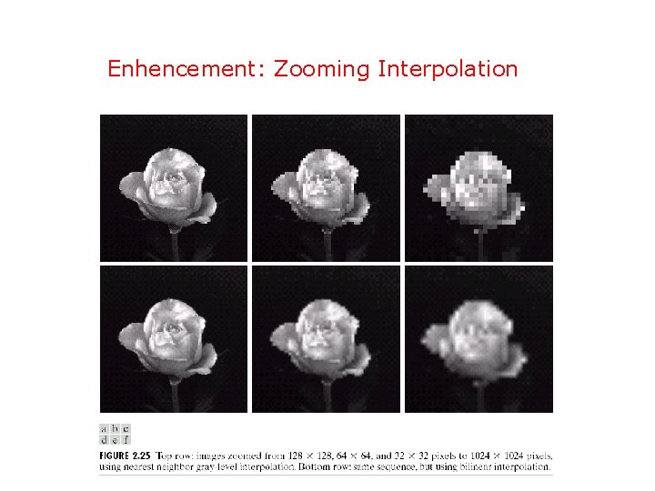 Enhencement: Zooming Interpolation 