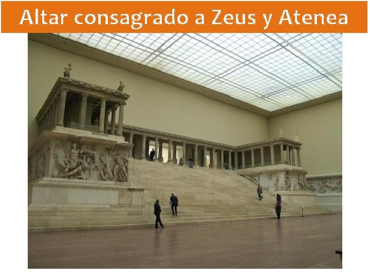 Altar consagrado a Zeus y Atenea 