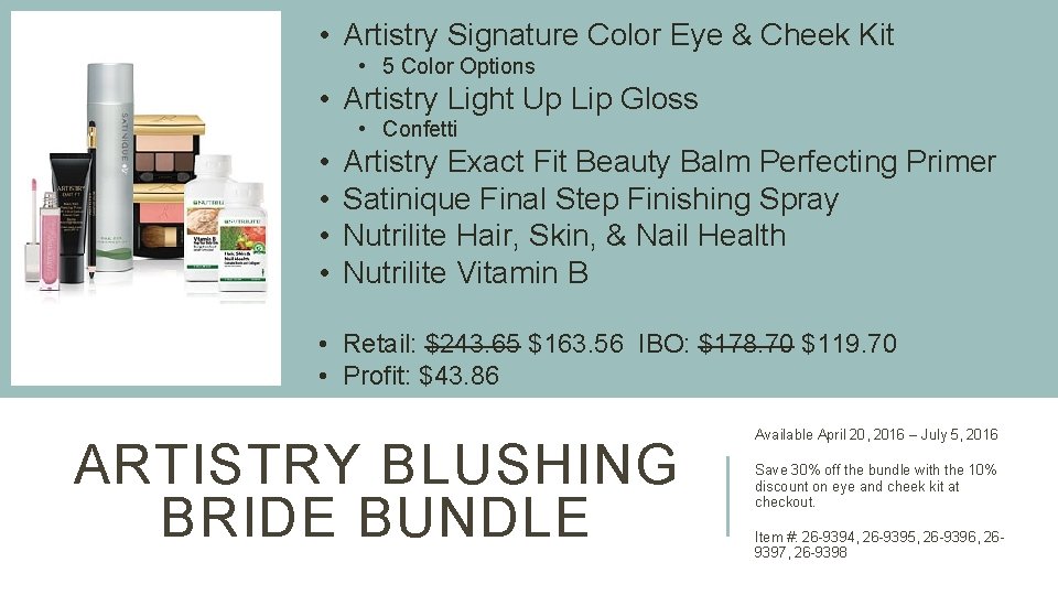  • Artistry Signature Color Eye & Cheek Kit • 5 Color Options •