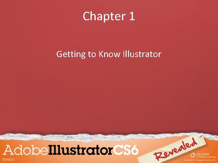Chapter 1 Getting to Know Illustrator 