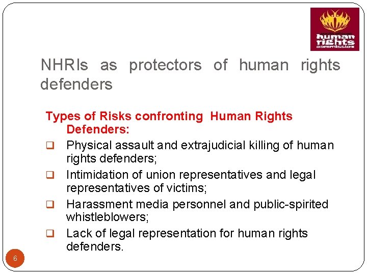 The Role of National Human Rights Institutions in