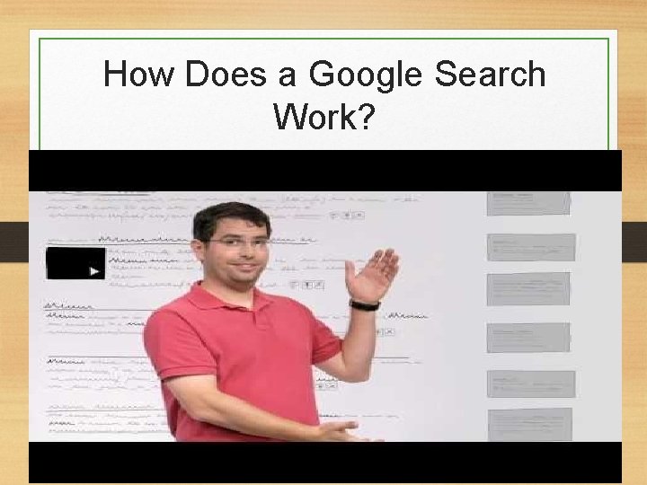 How Does a Google Search Work? 