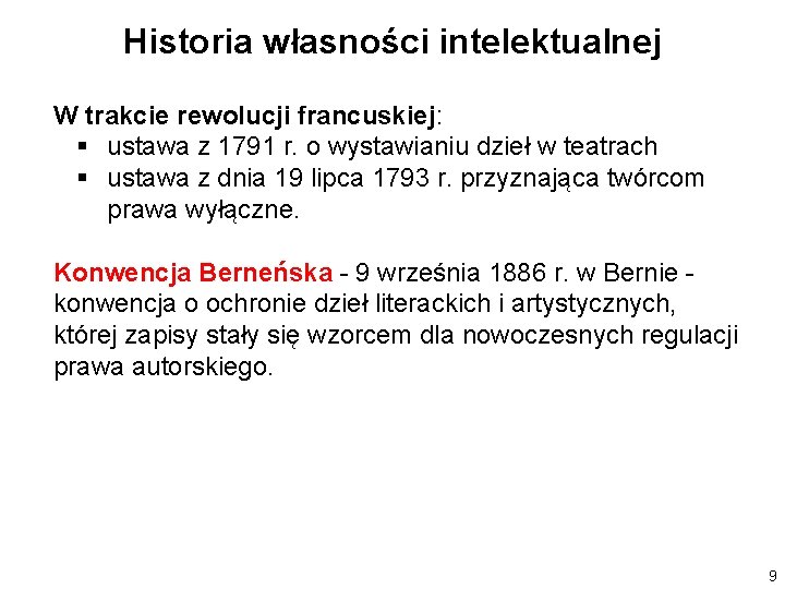 Historia własności intelektualnej W trakcie rewolucji francuskiej: § ustawa z 1791 r. o wystawianiu