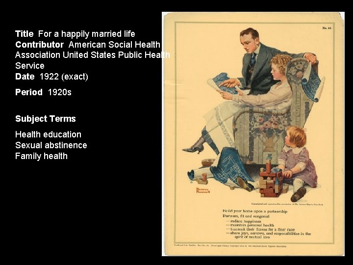 Title For a happily married life Contributor American Social Health Association United States Public
