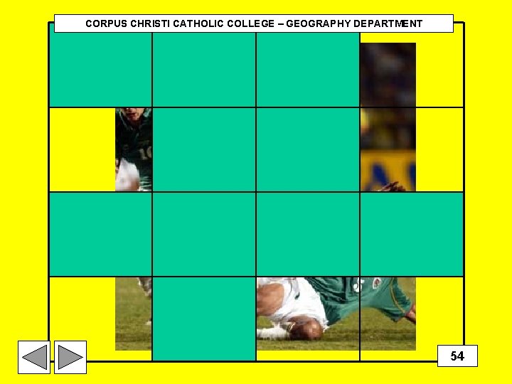 CORPUS CHRISTI CATHOLIC COLLEGE – GEOGRAPHY DEPARTMENT 54 