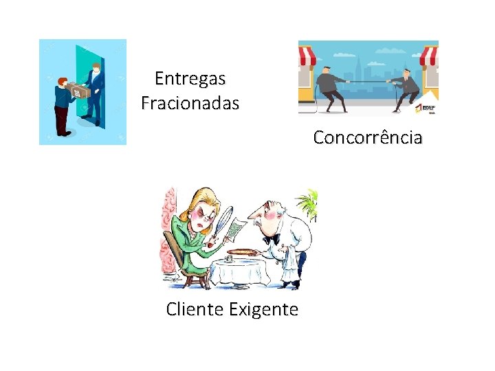 Entregas Fracionadas Concorrência Cliente Exigente 