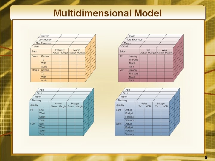 Multidimensional Model 9 