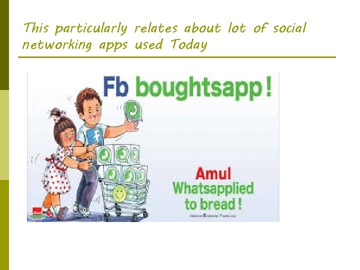 This particularly relates about lot of social networking apps used Today 