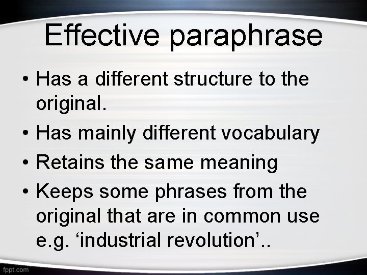 Academic Writing Universidad de Nario Gabriel Obando Paraphrasing