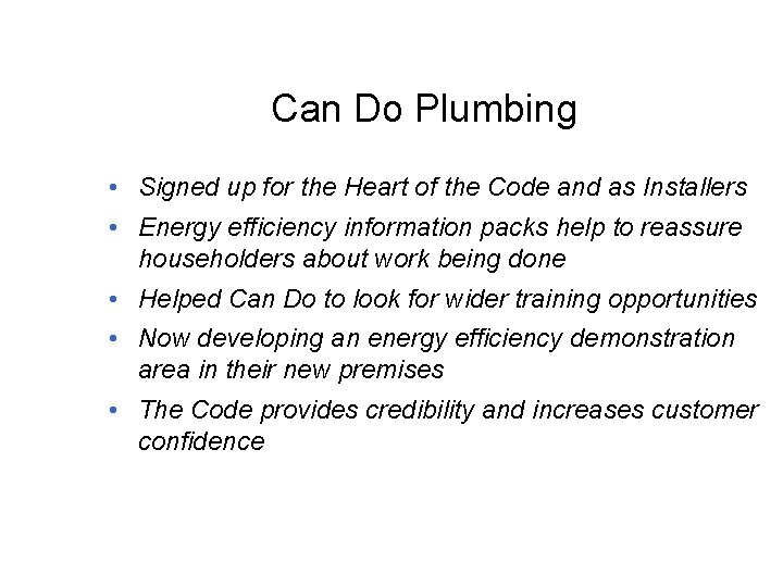 Can Do Plumbing • Signed up for the Heart of the Code and as