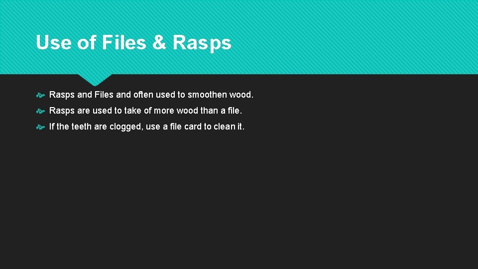 Files and Rasps By Jacob Rossignol History of