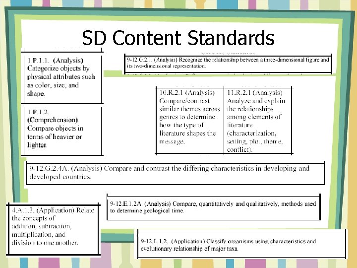 SD Content Standards 