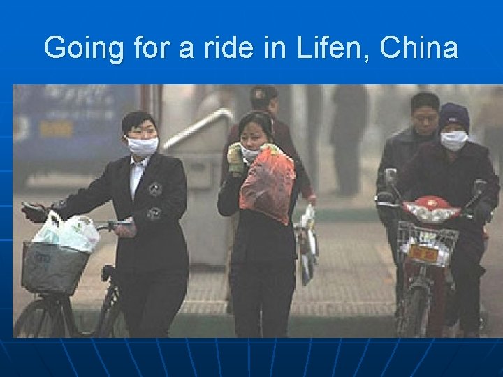 Going for a ride in Lifen, China Going for a ride in Lifen, China