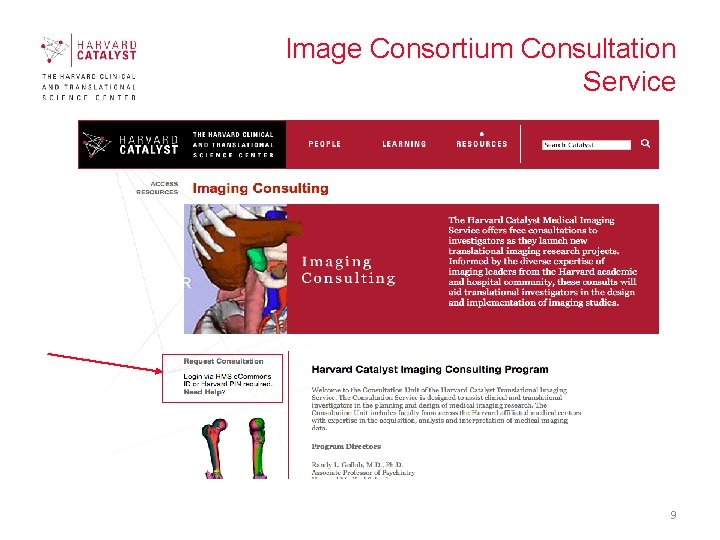 Image Consortium Consultation Service 9 