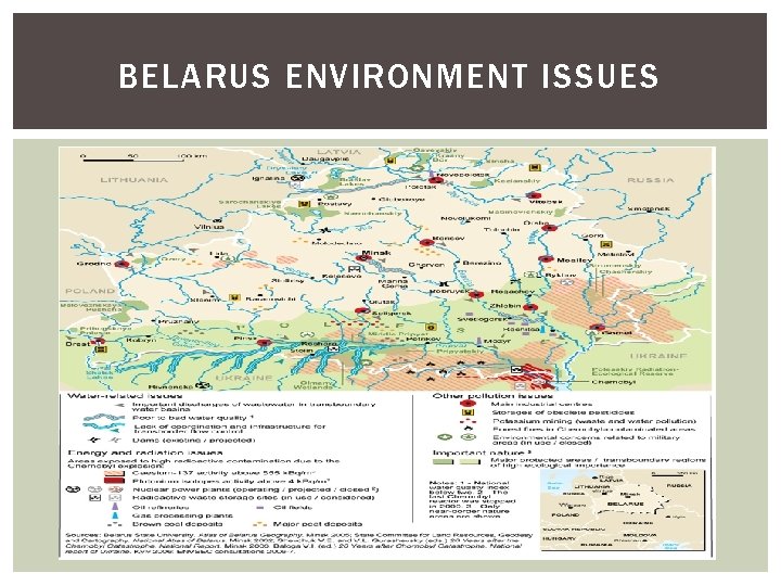 BELARUS ENVIRONMENT ISSUES 