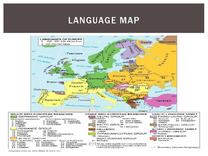 LANGUAGE MAP 