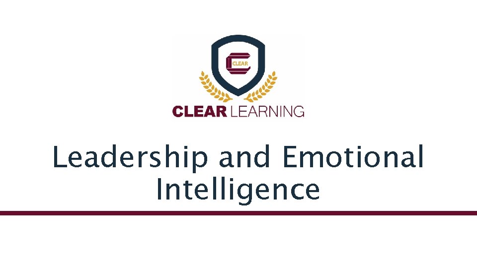 Leadership and Emotional Intelligence 