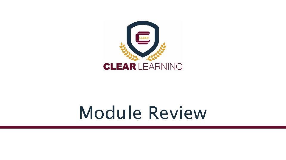 Module Review 