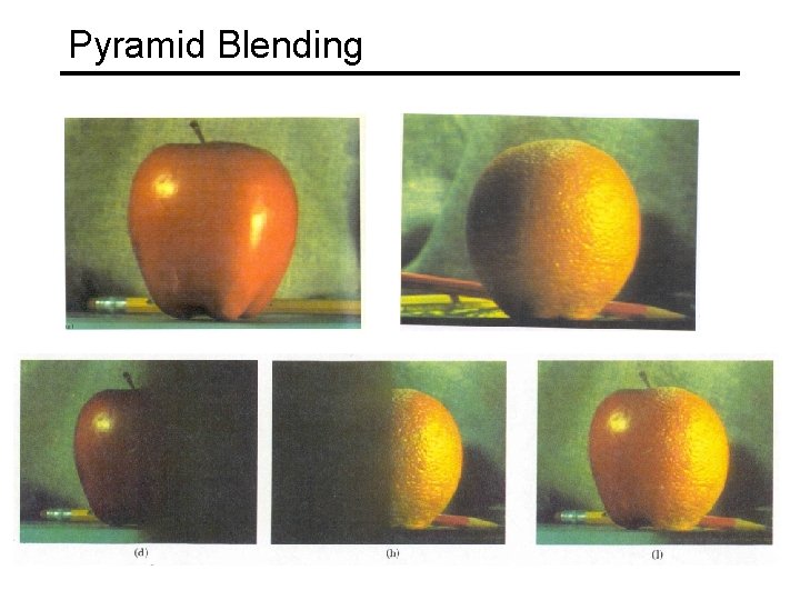 Pyramid Blending 