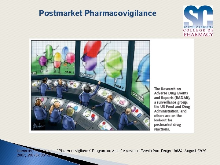 Postmarket Pharmacovigilance Hampton, T. Postmarket “Pharmacovigilance” Program on Alert for Adverse Events from Drugs.