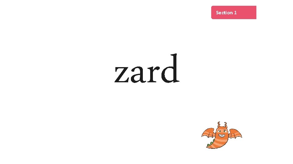 Section 1 zard 