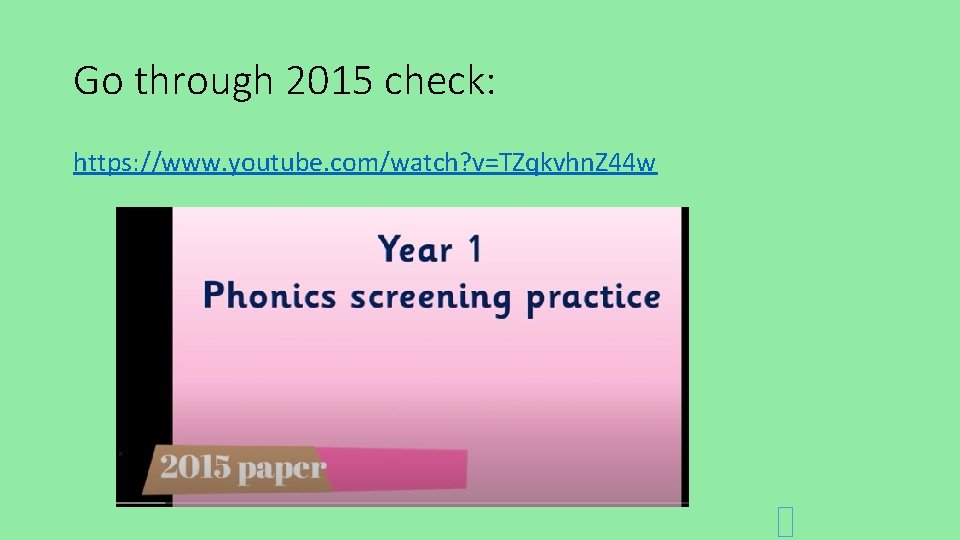 Go through 2015 check: https: //www. youtube. com/watch? v=TZqkvhn. Z 44 w 