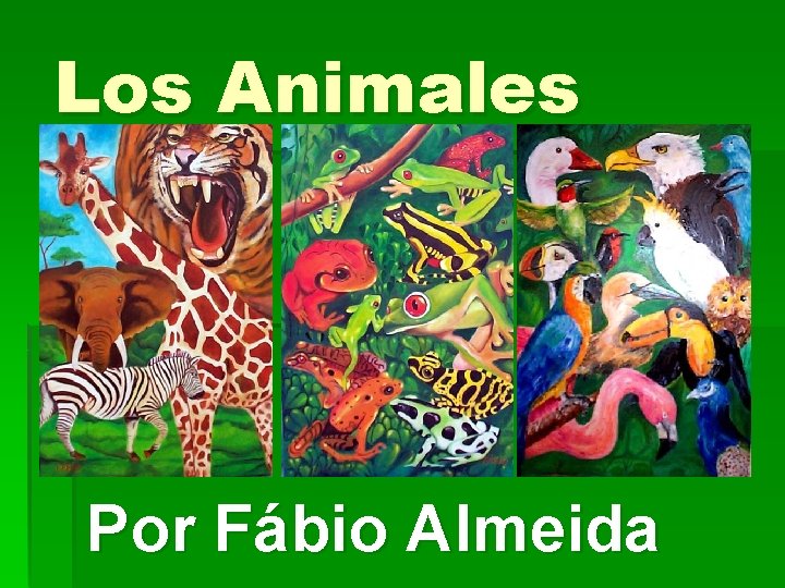 Los Animales Por Fábio Almeida 