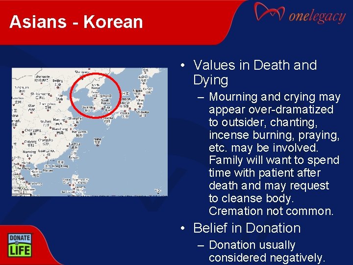Asians - Korean • Values in Death and Dying – Mourning and crying may
