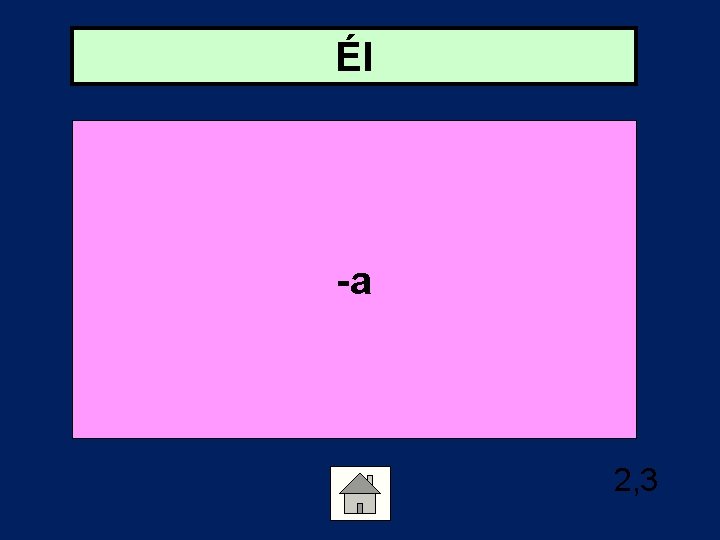 Él -a 2, 3 