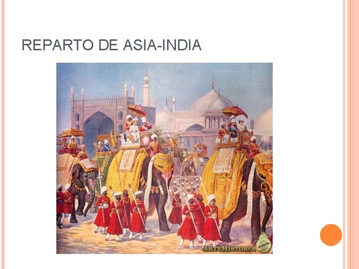 REPARTO DE ASIA-INDIA 