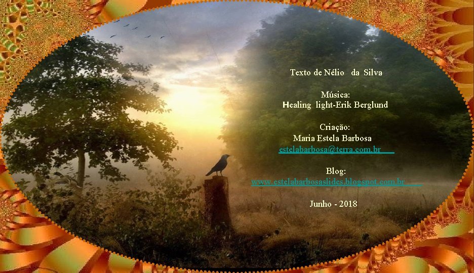 Texto de Nélio da Silva Música: Healing light-Erik Berglund Criação: Maria Estela Barbosa estelabarbosa@terra.