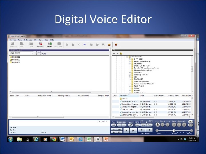 Digital Voice Editor 